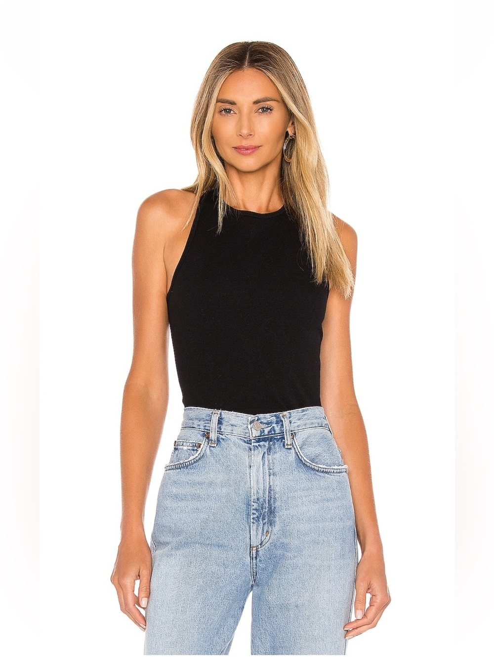 Hayley Racerback Brami in Black by Free People Intimately Size XS/S
